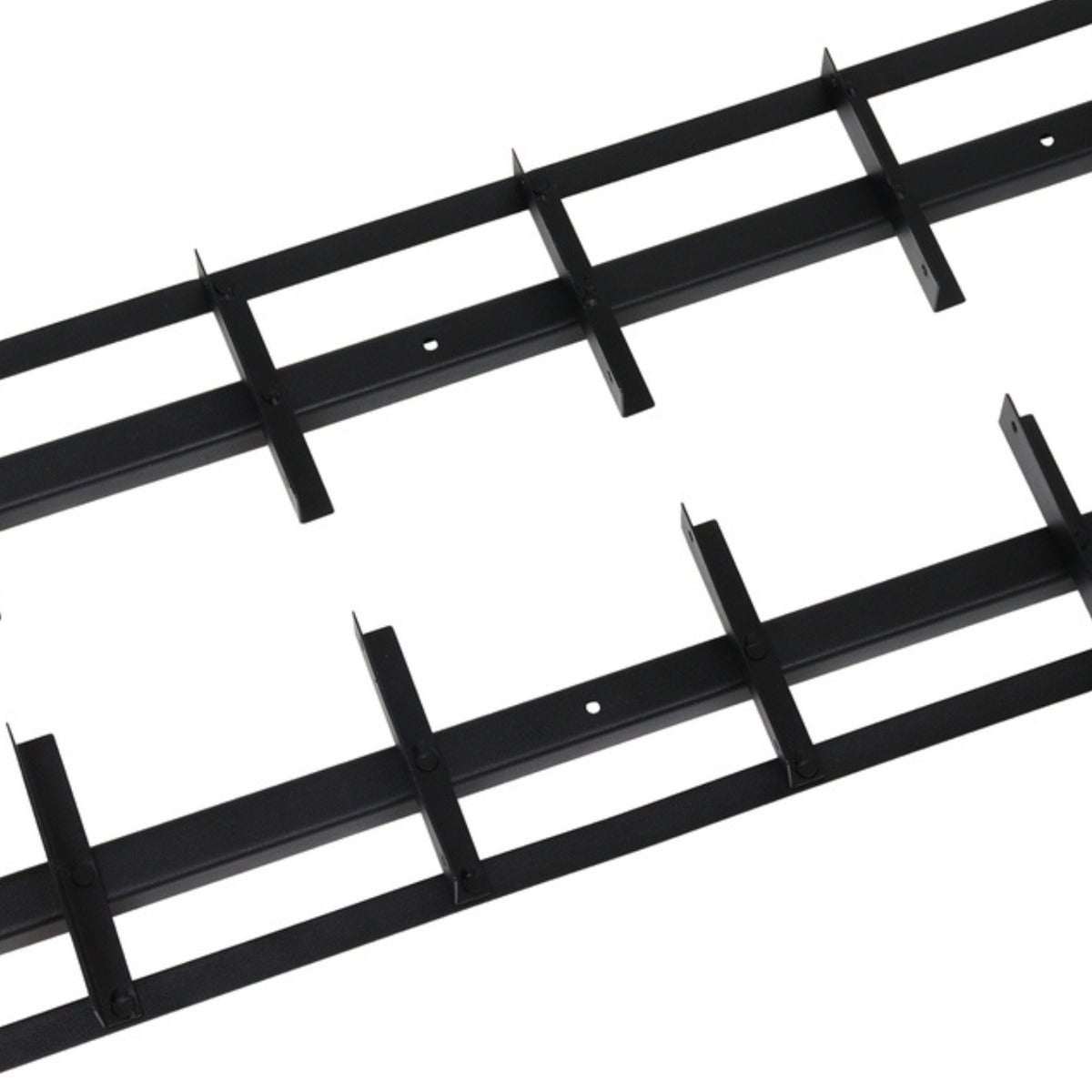 Flex Fence Draaibare Lamellen voor in de tuin Zwart RVS 50 cm - 2 stuks