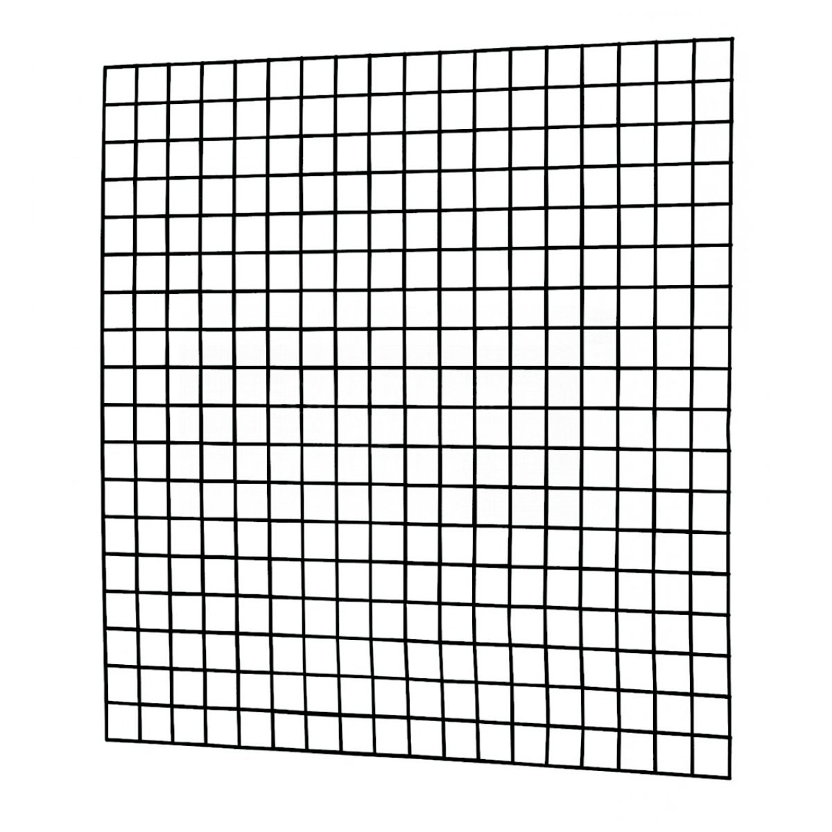 Gaaspaneel Zwart 180 x 180 cm - Maas 10 x 10 cm Geplastificeerd