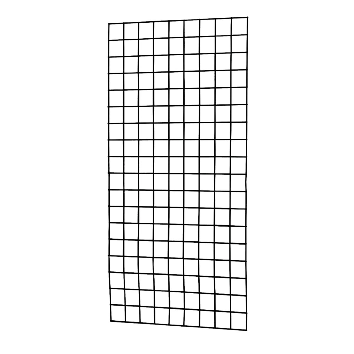 Gaaspaneel Zwart 90 x 180 cm - Maas 10 x 10 cm Geplastificeerd