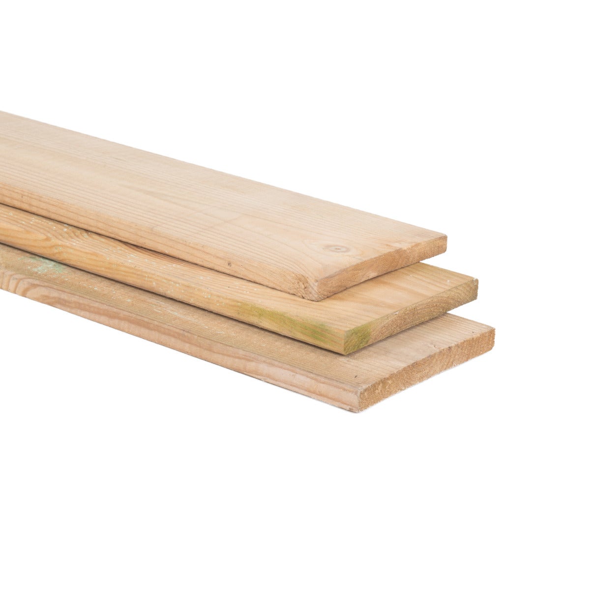 Tuinplank Geschaafd Geimpregneerd Naaldhout 1.6 x 14 x 500 cm