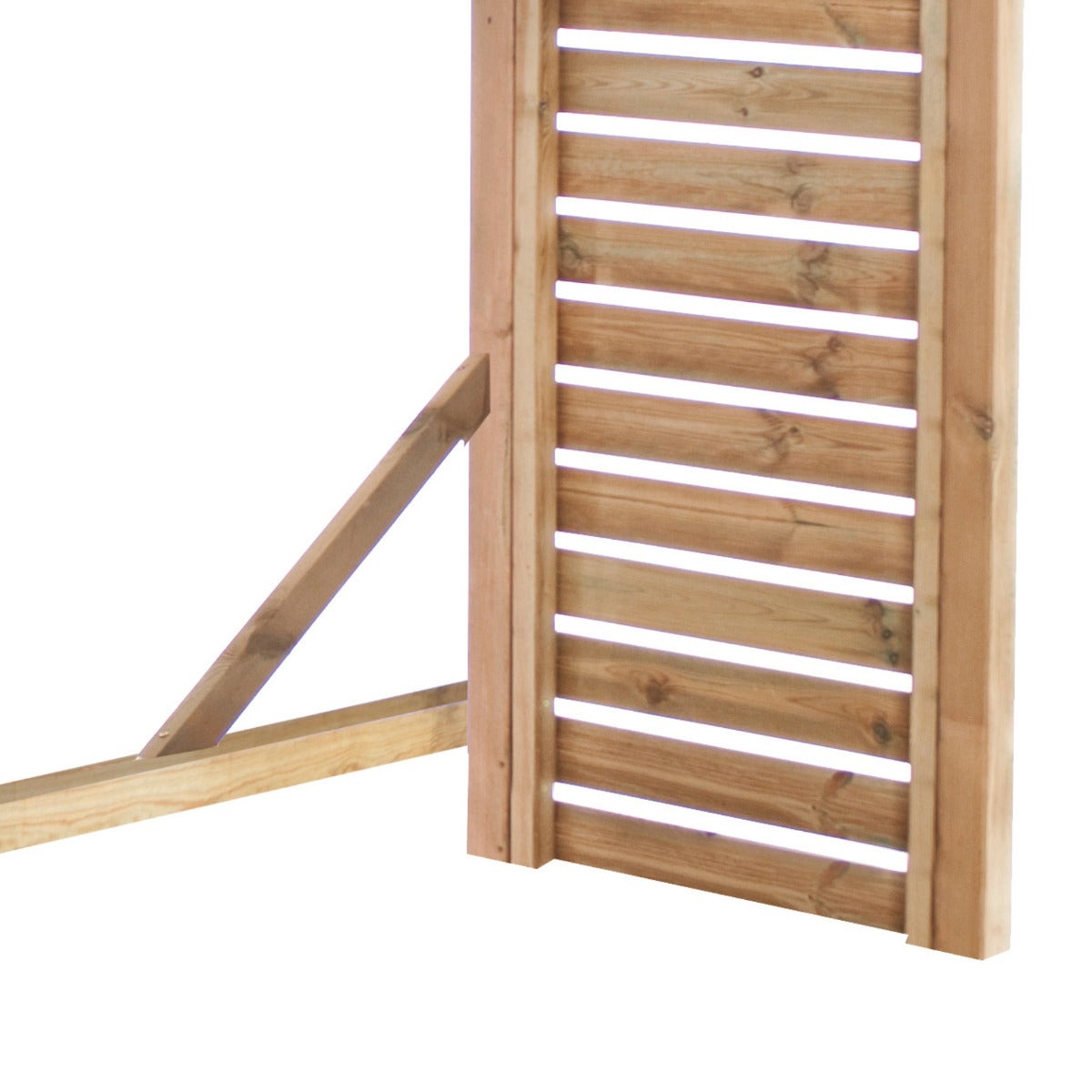 Haardhout Berging Dallas met Bitumen Dak 226 cm