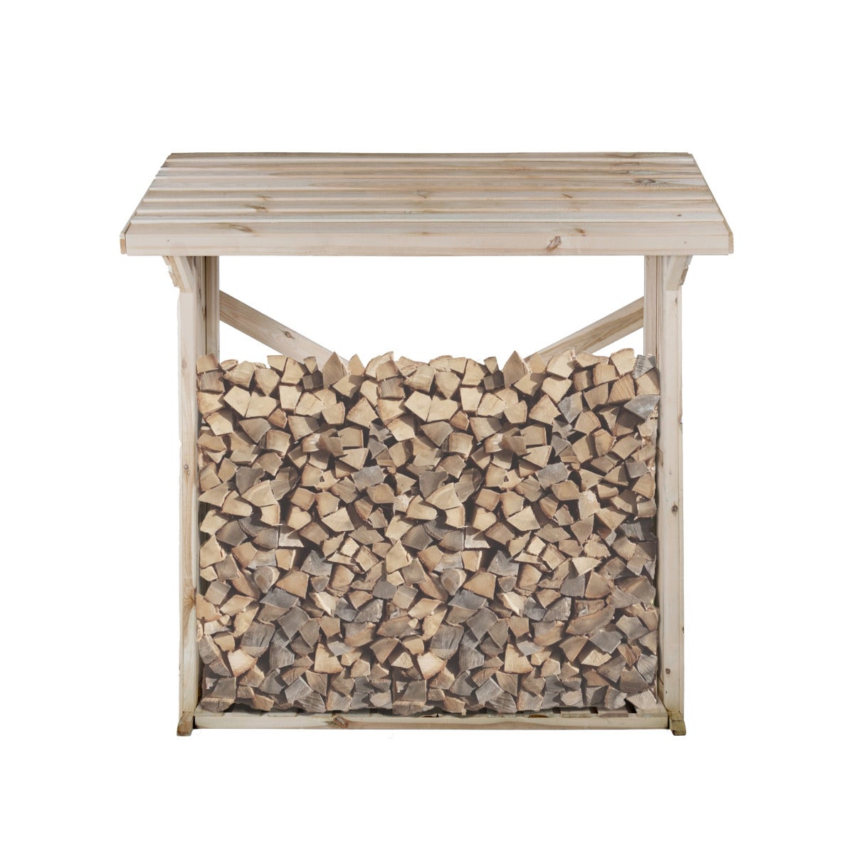 Haardhout Berging Grenen Hout 180 cm