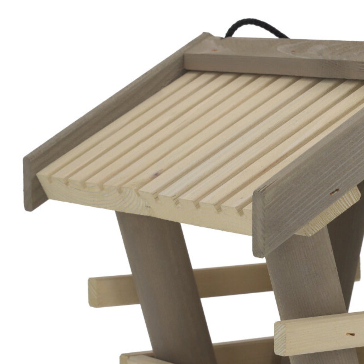 Vogelvoederhuis Hangend met Koord - Neutrale Aardetinten