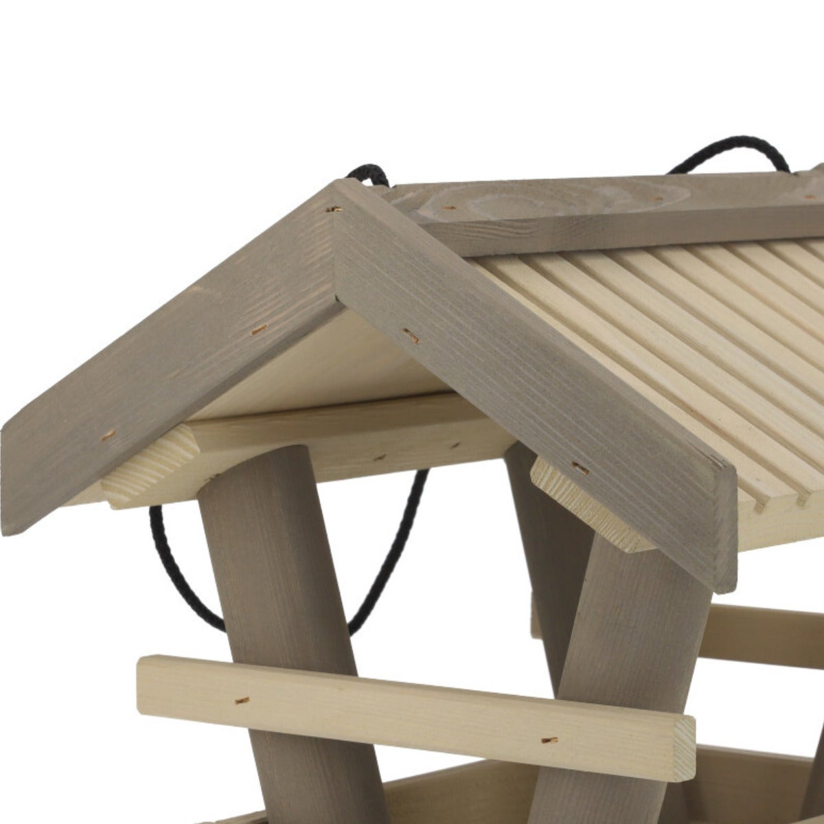 Vogelvoederhuis Hangend met Koord - Neutrale Aardetinten