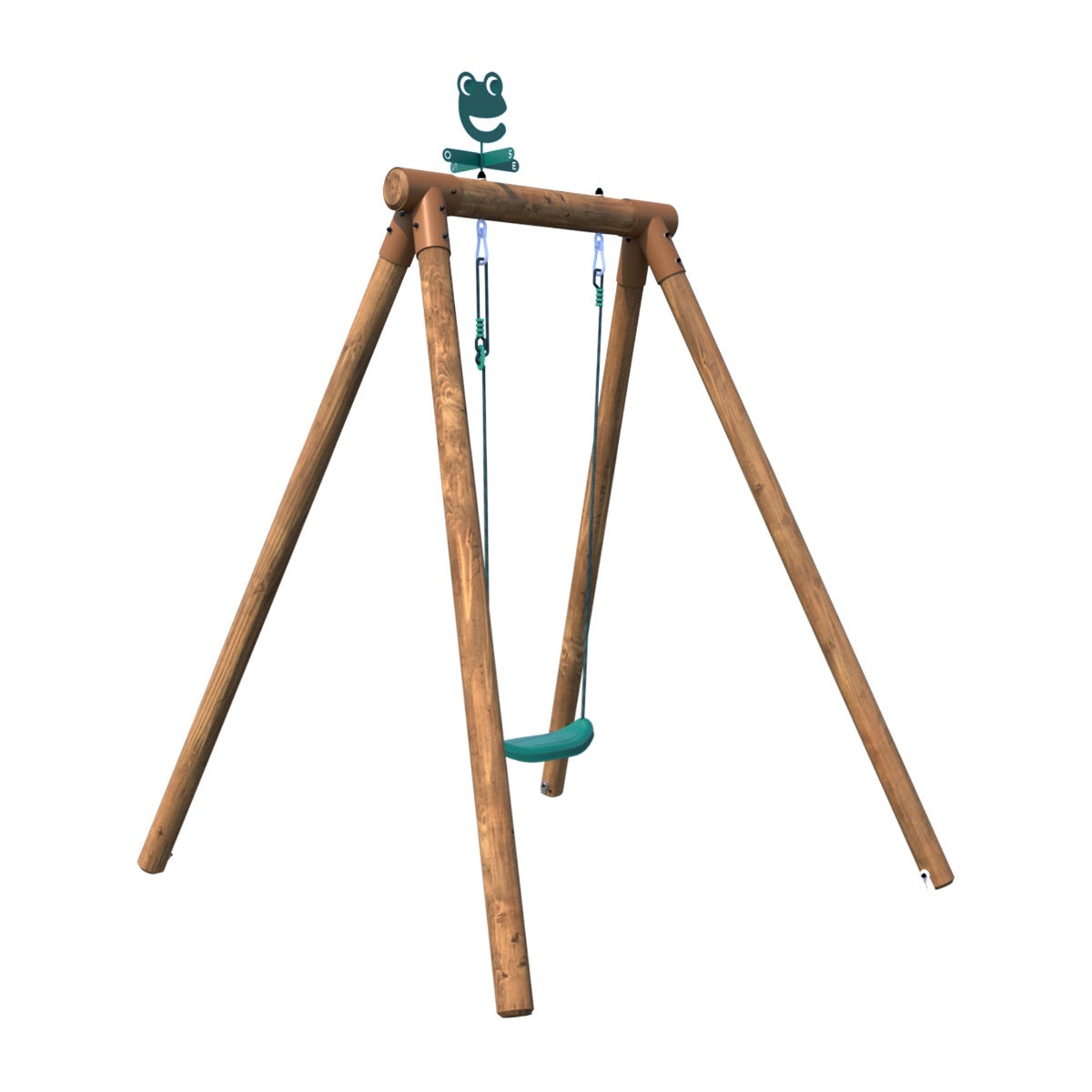 Soulet Enkele Schommel Hanna Hout Vrijstaand 195 x 165 cm