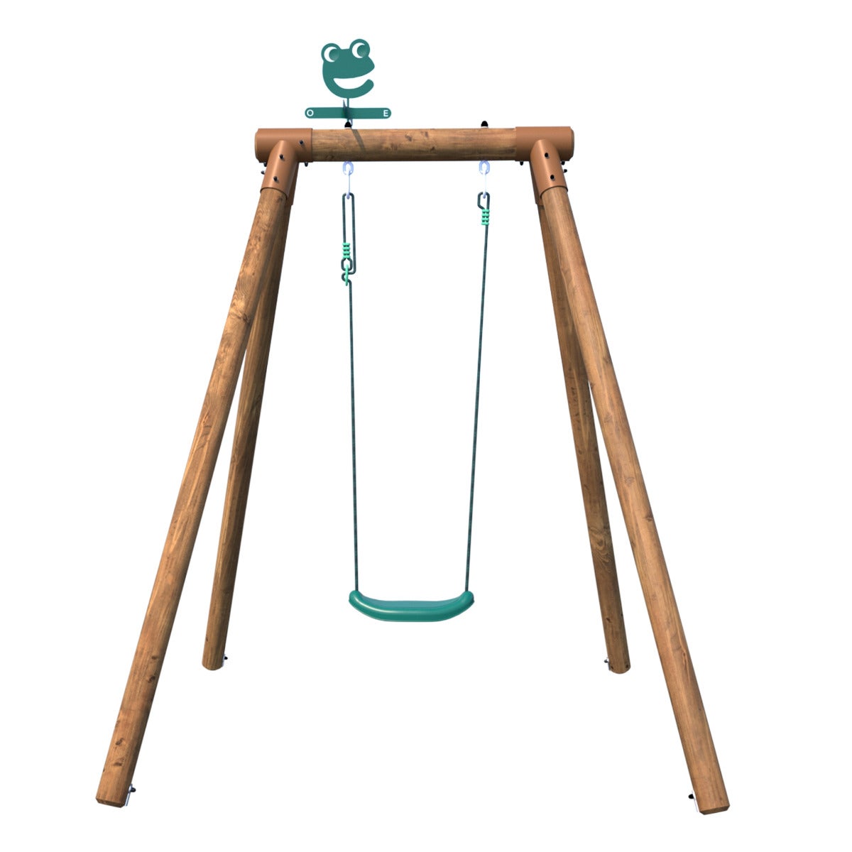 Soulet Enkele Schommel Hanna Hout Vrijstaand 195 x 165 cm