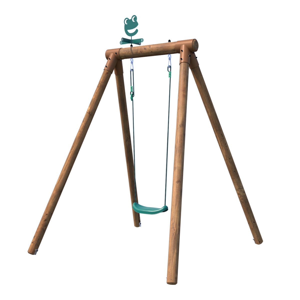 Soulet Enkele Schommel Hanna Hout Vrijstaand 195 x 165 cm