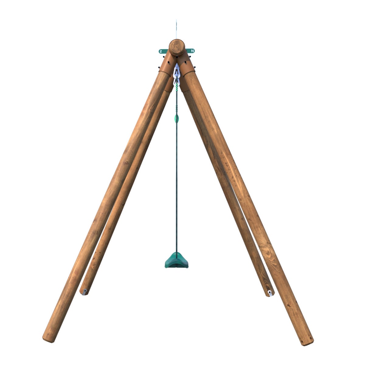 Soulet Enkele Schommel Hanna Hout Vrijstaand 195 x 165 cm