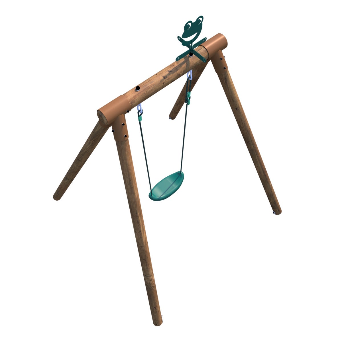 Soulet Enkele Schommel Hanna Hout Vrijstaand 195 x 165 cm