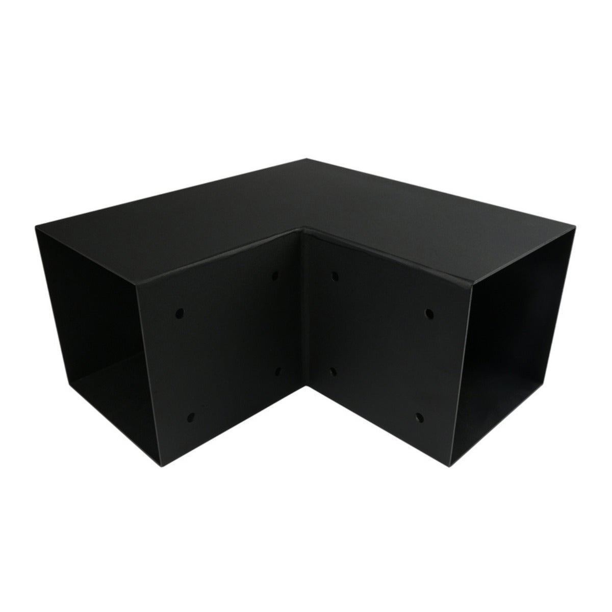 Pergola Hoekverbinding 90 Graden Zwart Voor 12 x 12 cm Balken Kubus Model - Per Stuk
