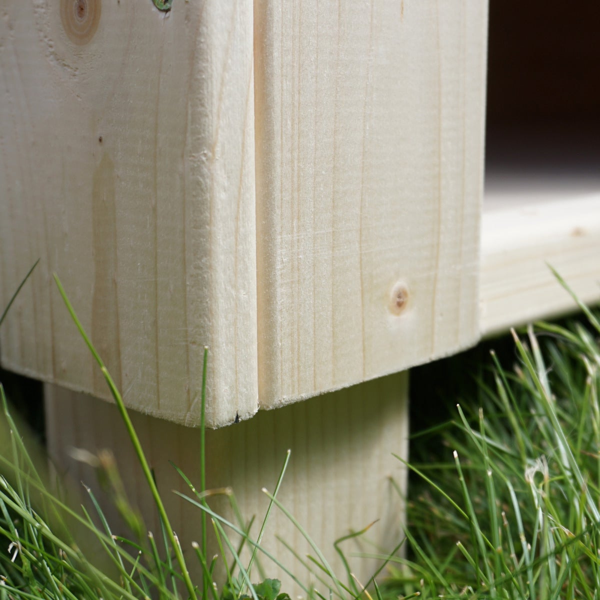 Hondenhok Pongo Hout met Dakleer - Klein 108 x 50 cm