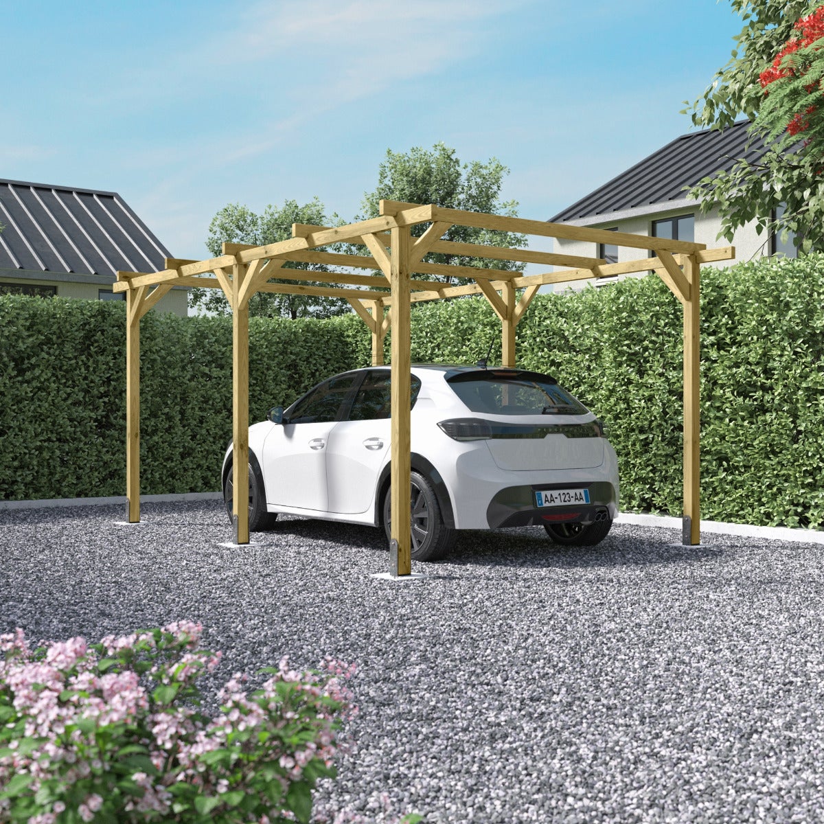 Carport Pergola Henri Geïmpregneerd 512 x 300 cm