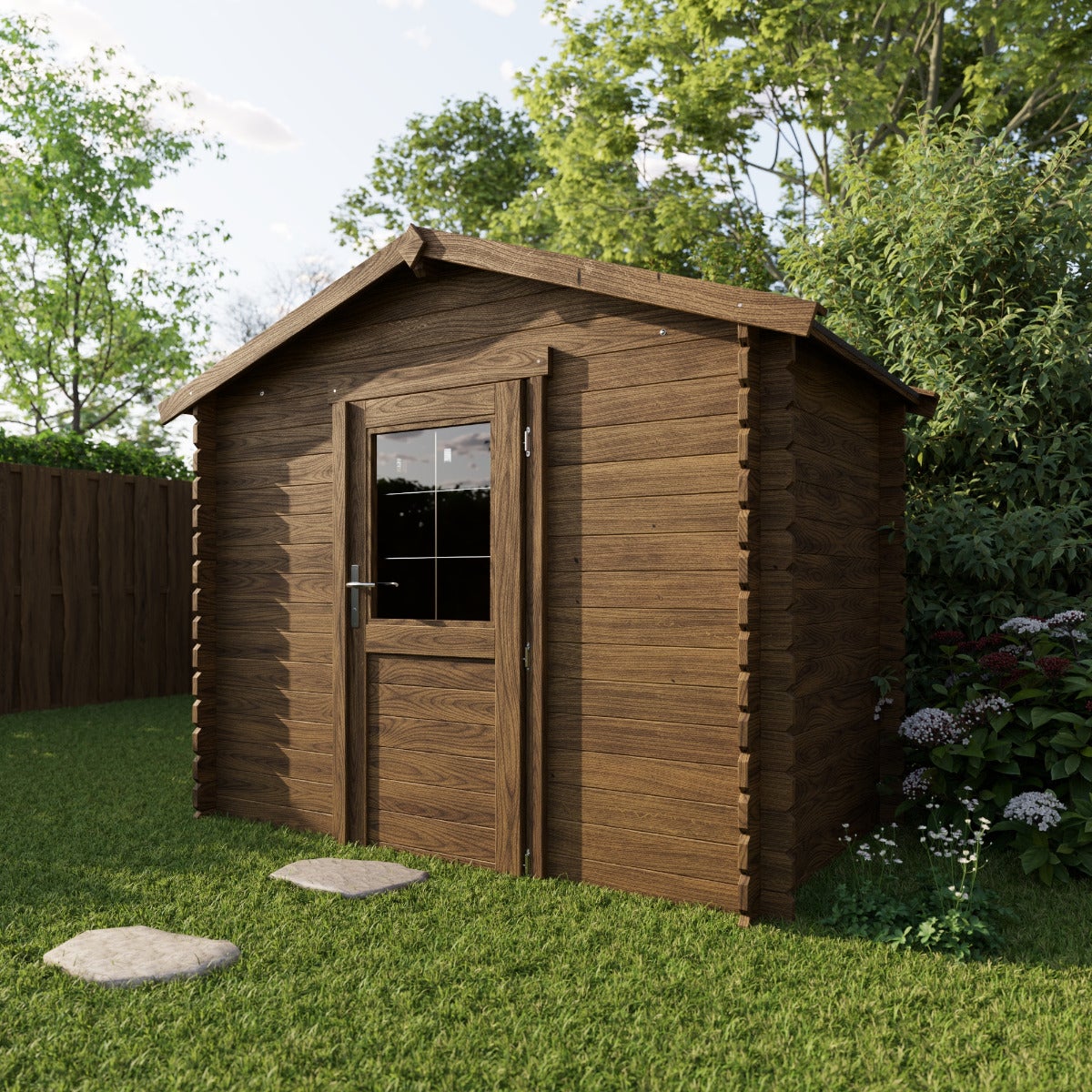 Houten Tuinhuis met Bitumen Dak 269 x 156 cm - 2,8 m²