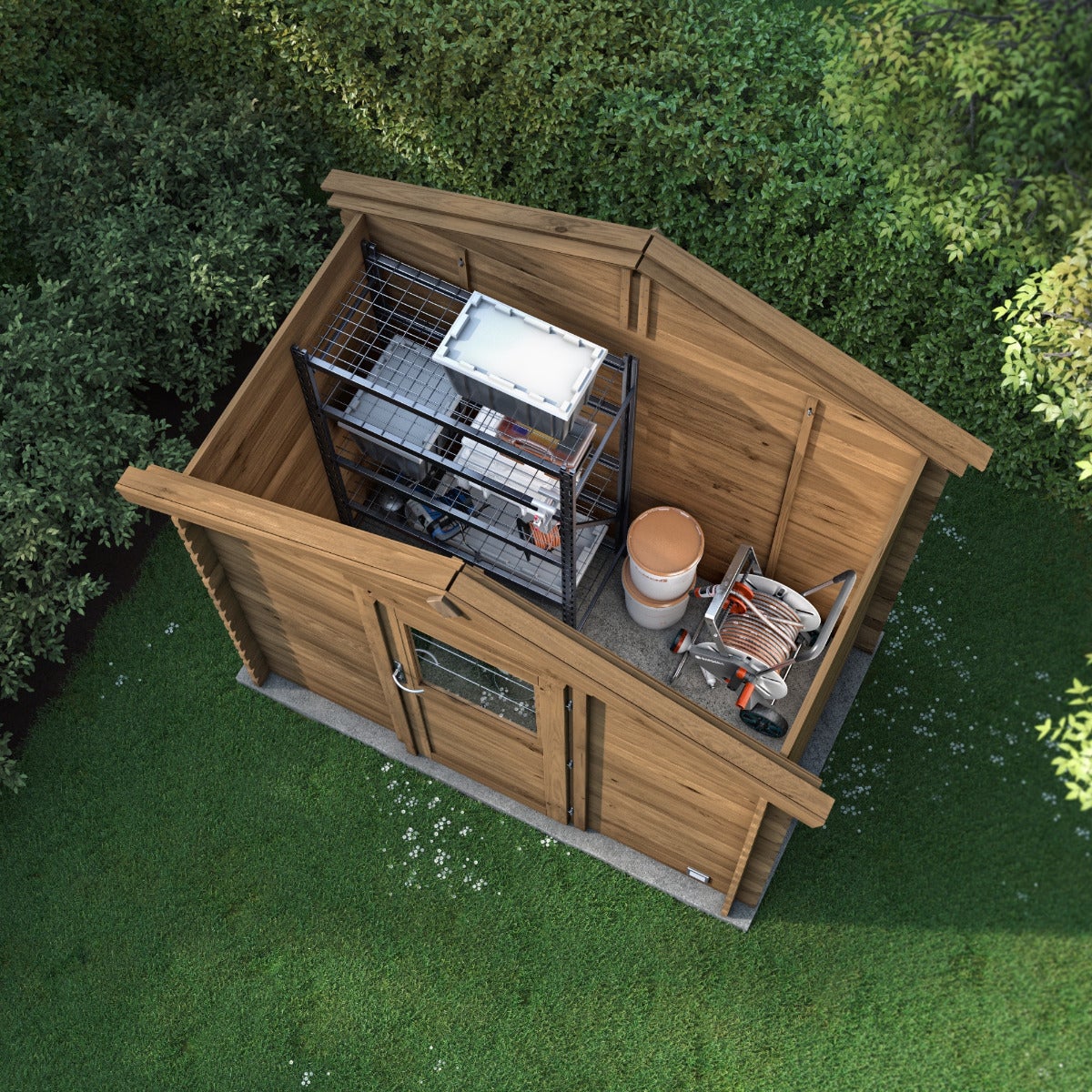 Houten Tuinhuis met Bitumen Dak 269 x 156 cm - 2,8 m²