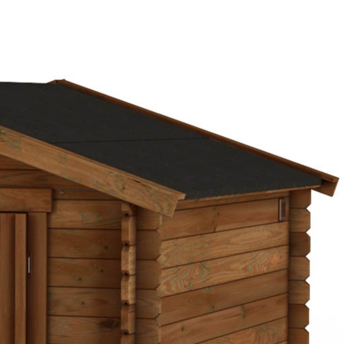 Houten Tuinhuis met Bitumen Dak en Dubbele Deur 269 x 241 cm - 4,9 m²