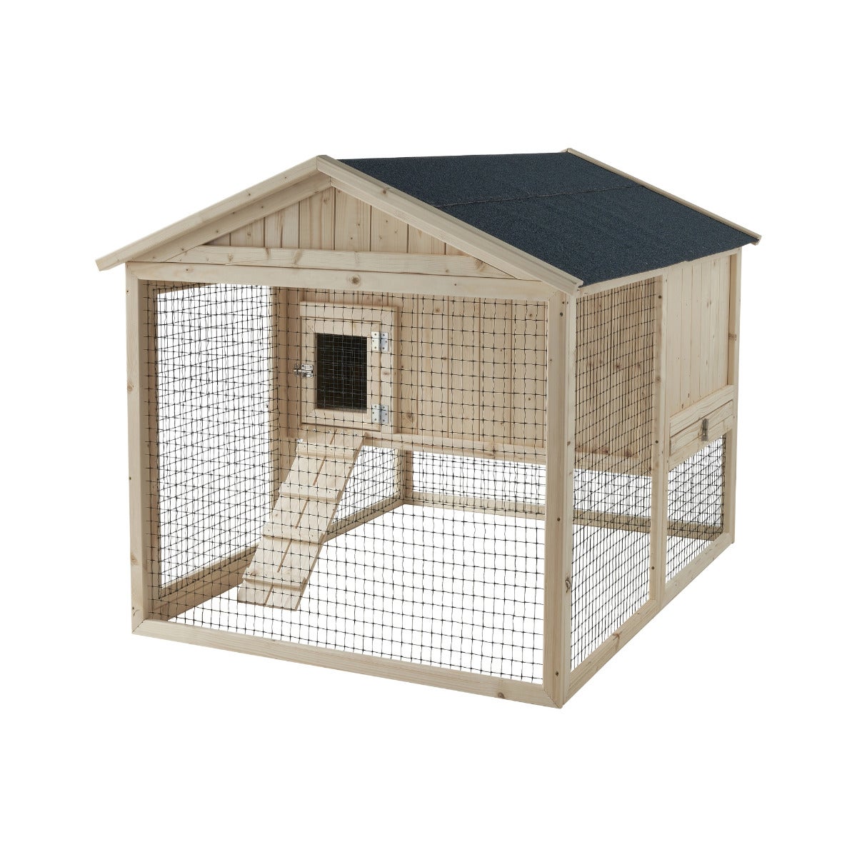 Kippenhok Billie - met Ren en Dakleer 150 x 115 cm