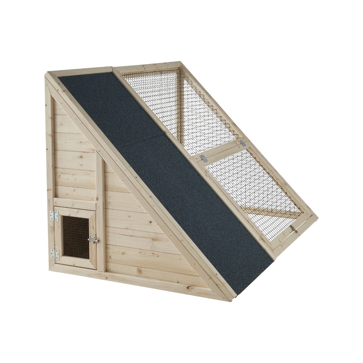 Kippenhok Ava Moderne - met Ren en Dakleer 100 x 62 cm