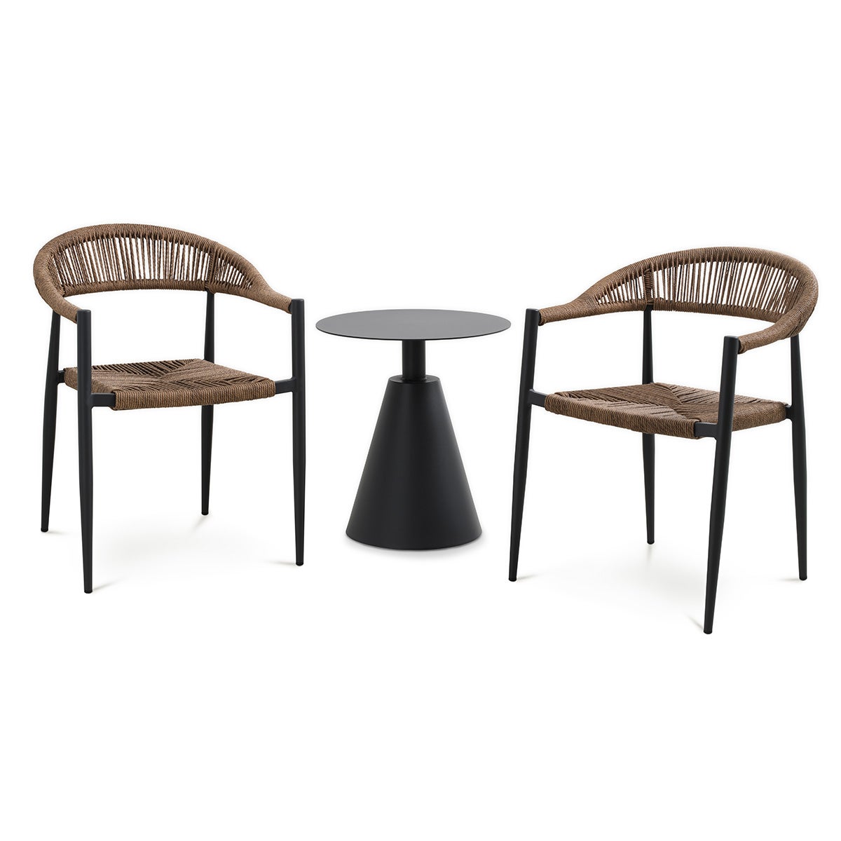 Café set Trinidad - 2 stoelen + tafel