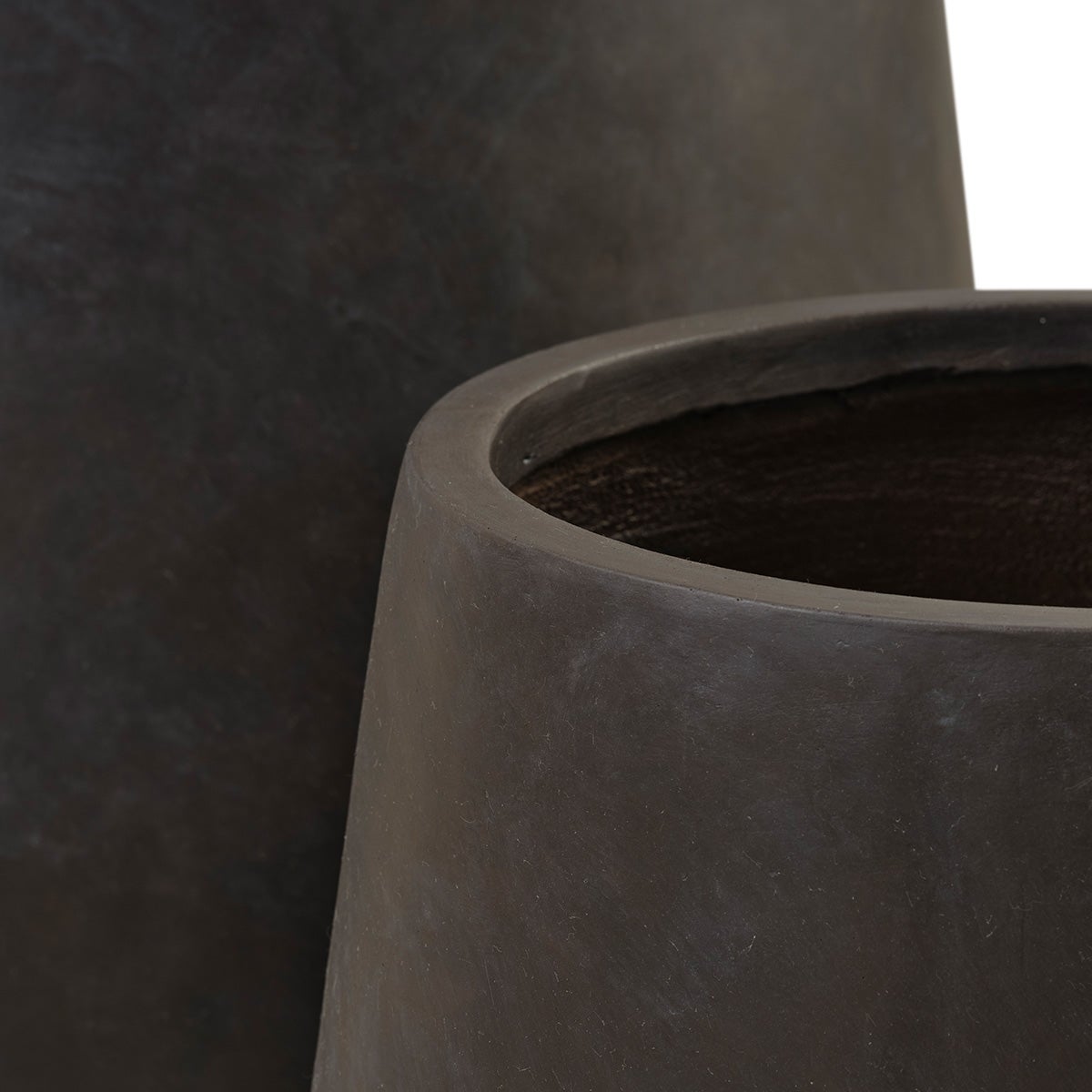 Iris bloempotten - set van 2 - bruin - indoor / outdoor