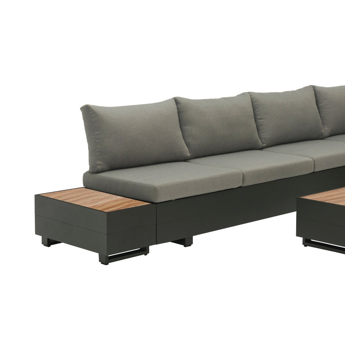 Diego Lounge Tuinset Aluminium met Elementen, Zitkussens en Relax Functie