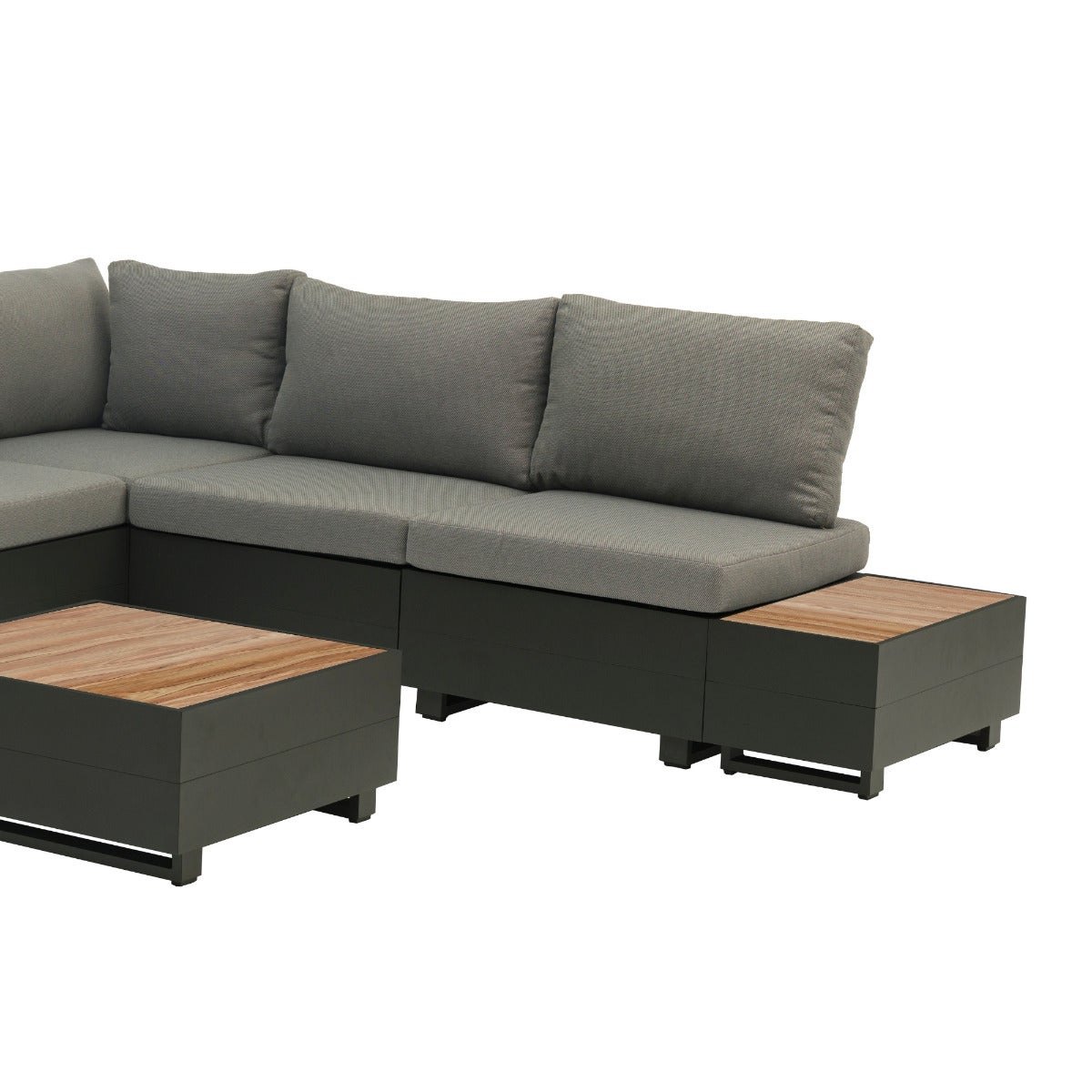 Diego Lounge Tuinset Aluminium met Elementen, Zitkussens en Relax Functie