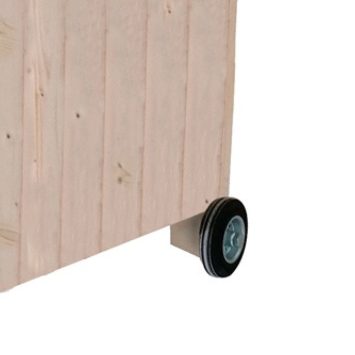 Mobiel Kippenhok met Wielen en Bitumen Dak 150 x 110 cm