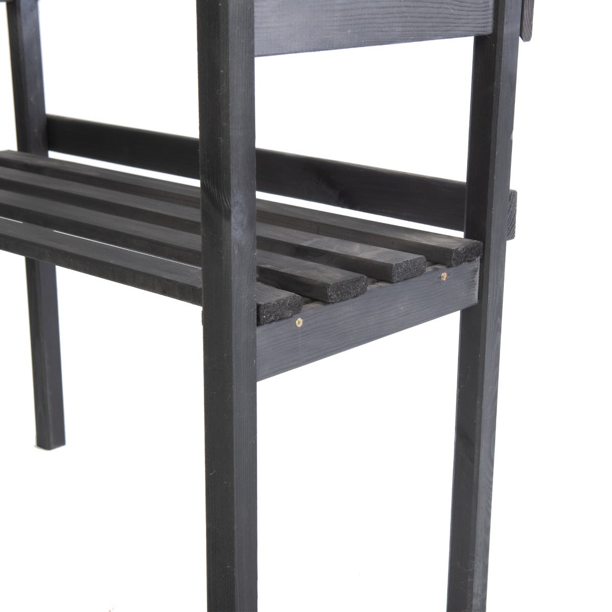 Oppottafel Verzinkt Werkblad Zwart Grenenhout 82 x 38 cm