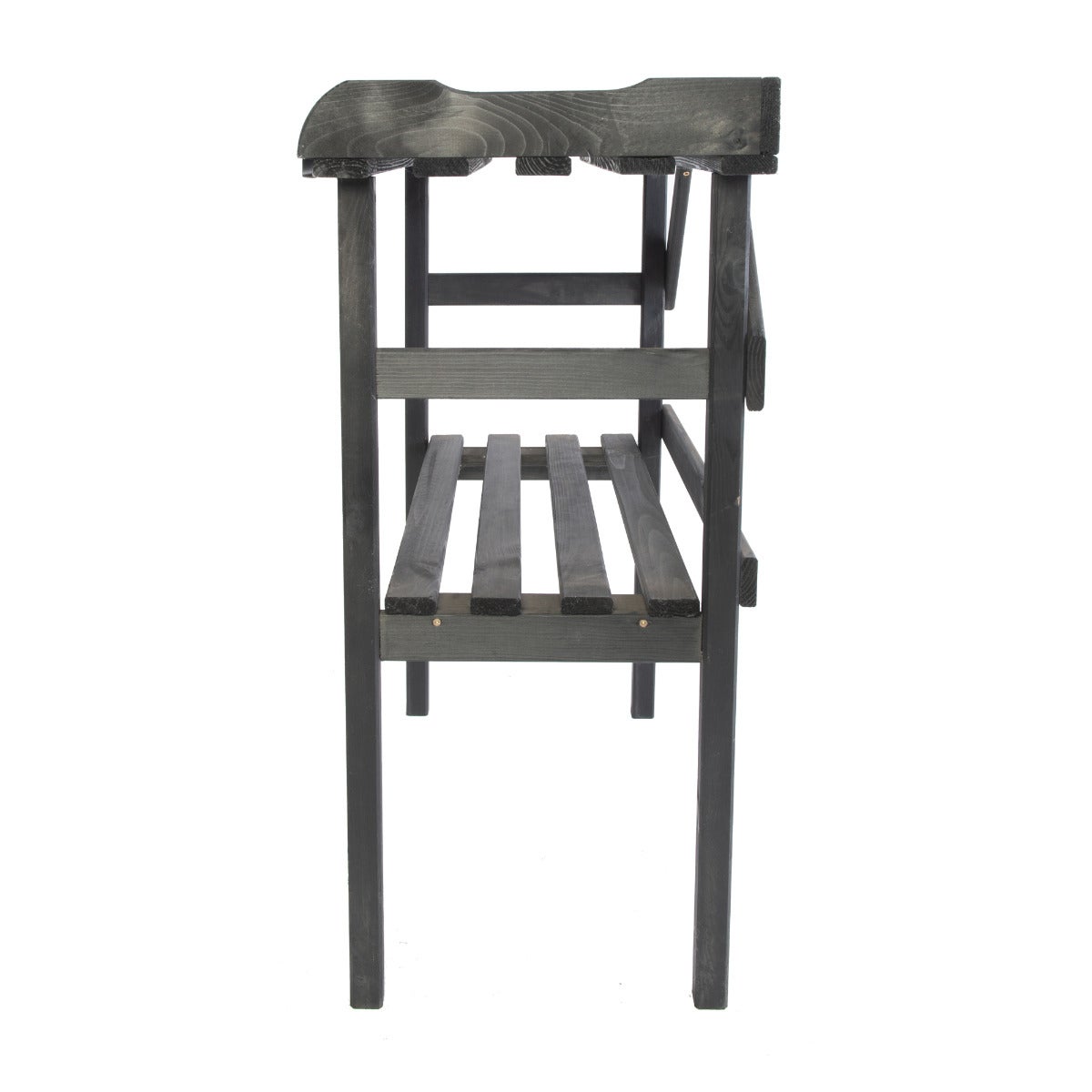 Oppottafel Verzinkt Werkblad Zwart Grenenhout 82 x 38 cm