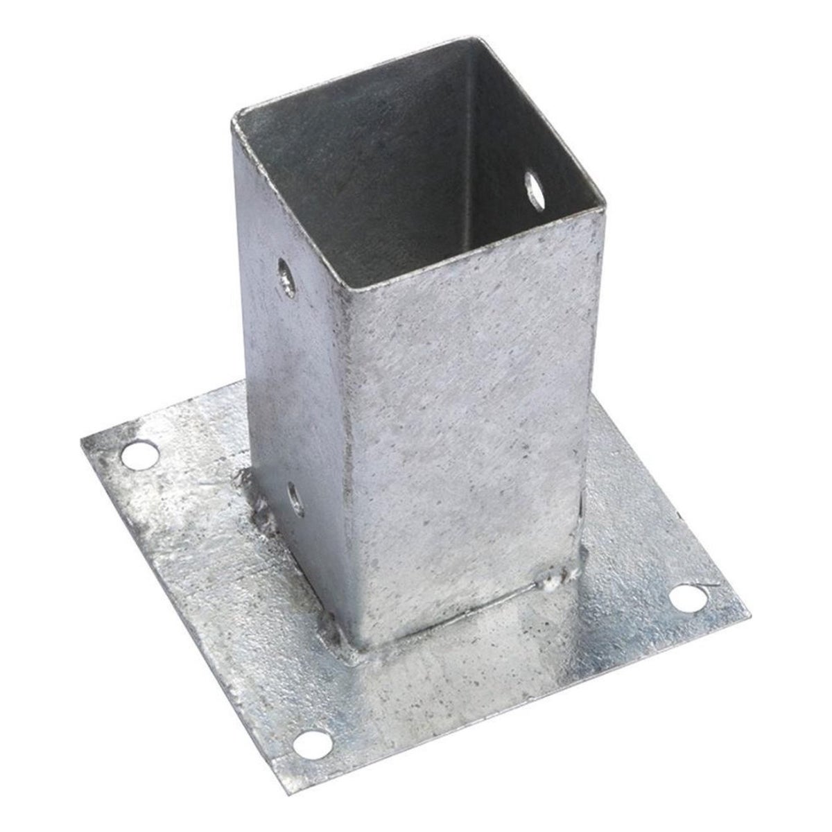 Paalhouder met Plaat - 71x71x150 Thermischverzinkt
