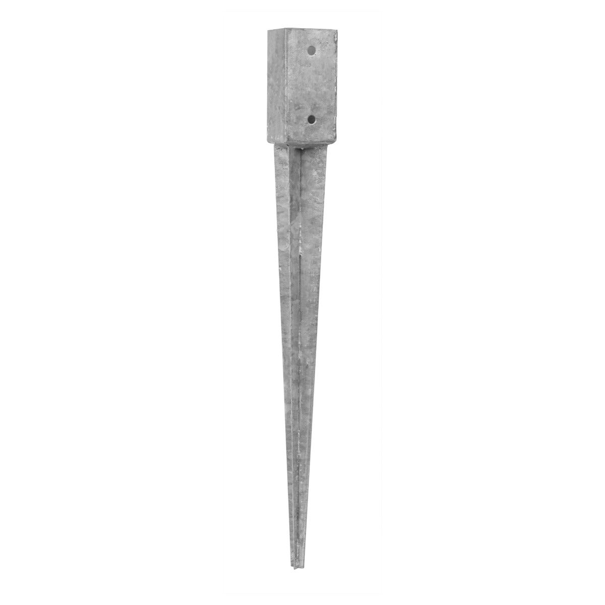 Paalhouder met punt 7.1 x 7.1 x 75 cm - per stuk