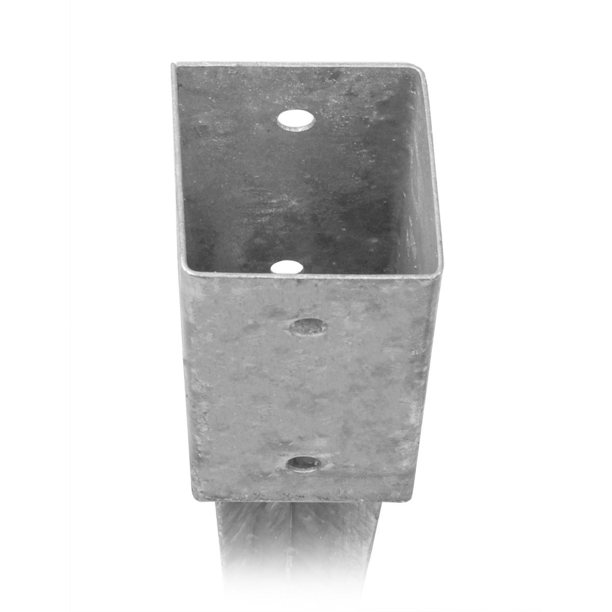 Paalhouder met punt 7.1 x 7.1 x 75 cm - per stuk