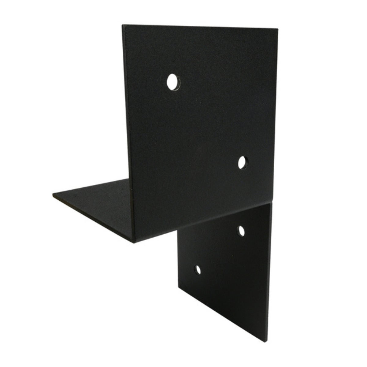 Pergola Muurbevestiging Zwart Gecoat Voor 9 x 9 cm Balken Rechts - Per Stuk