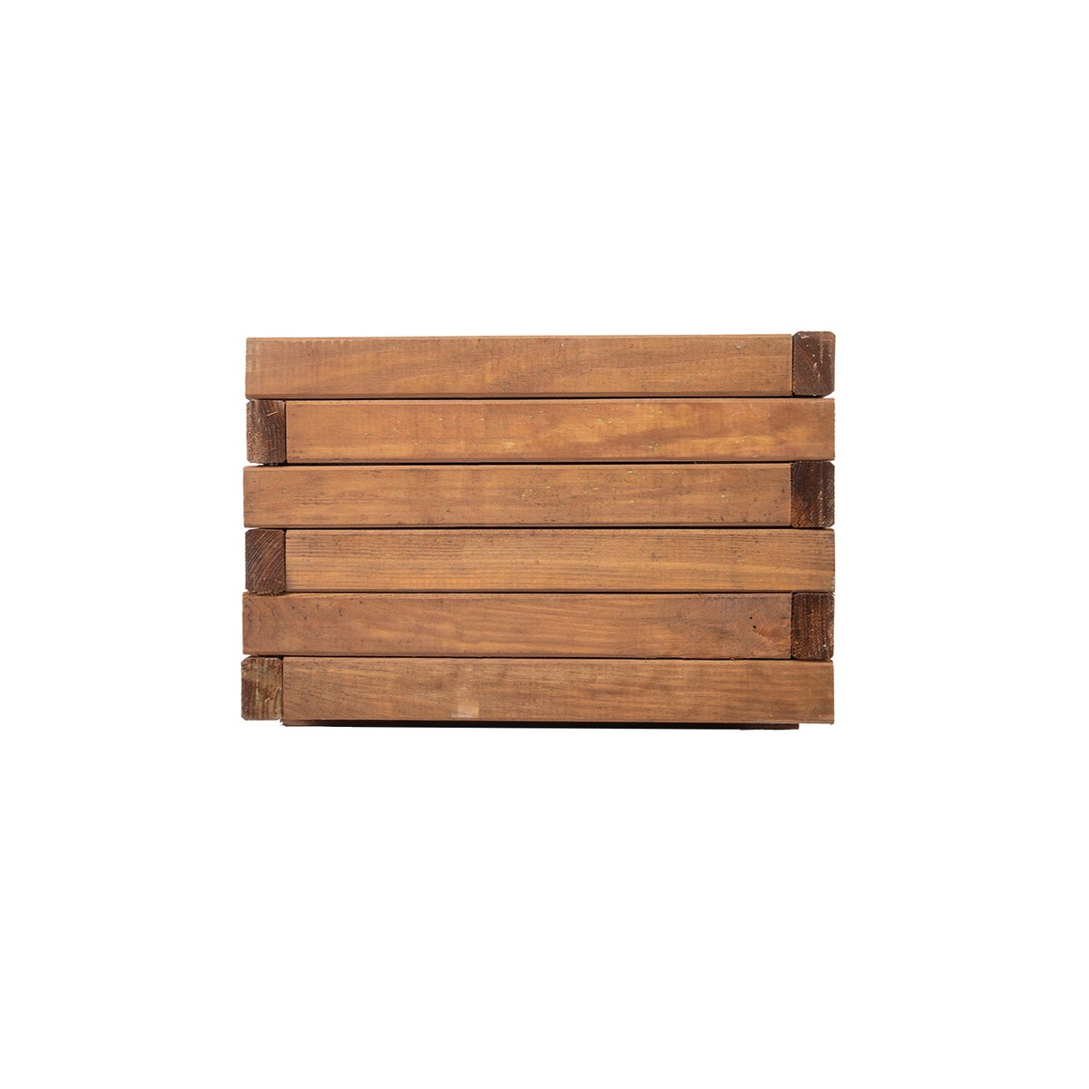 Plantenbak met Worteldoek Bruin Grenen 50 x 50 cm