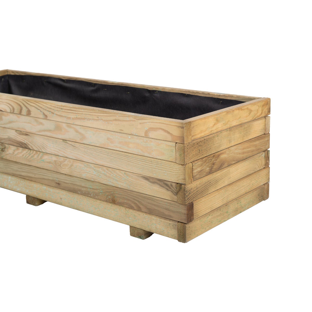 Plantenbak met Worteldoek Grenen 120 x 40 cm