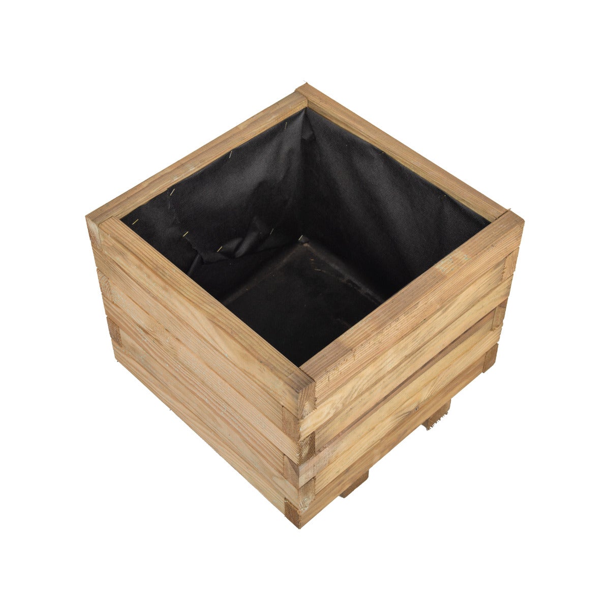 Plantenbak met Worteldoek Grenen 40 x 40 cm