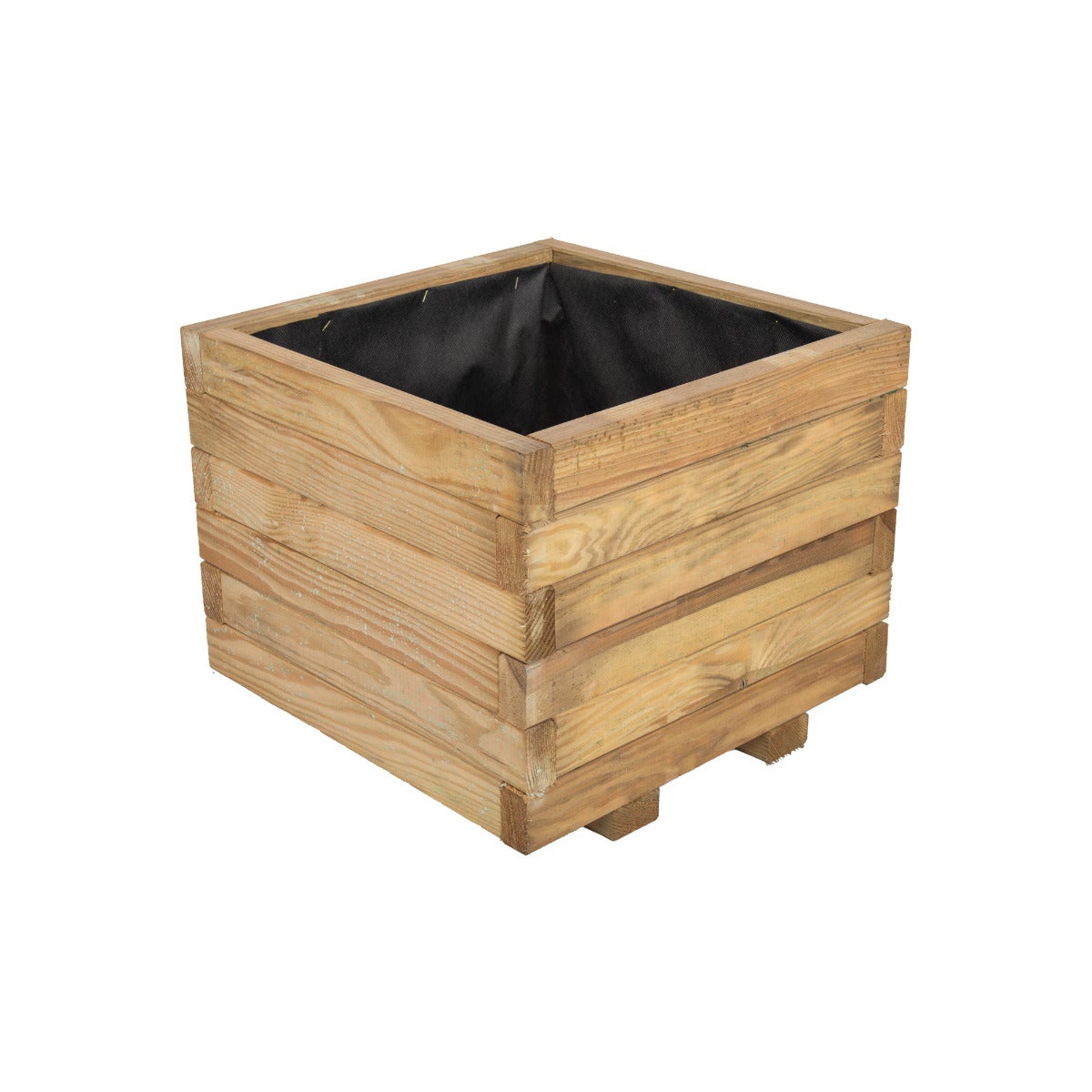 Plantenbak met Worteldoek Grenen 40 x 40 cm