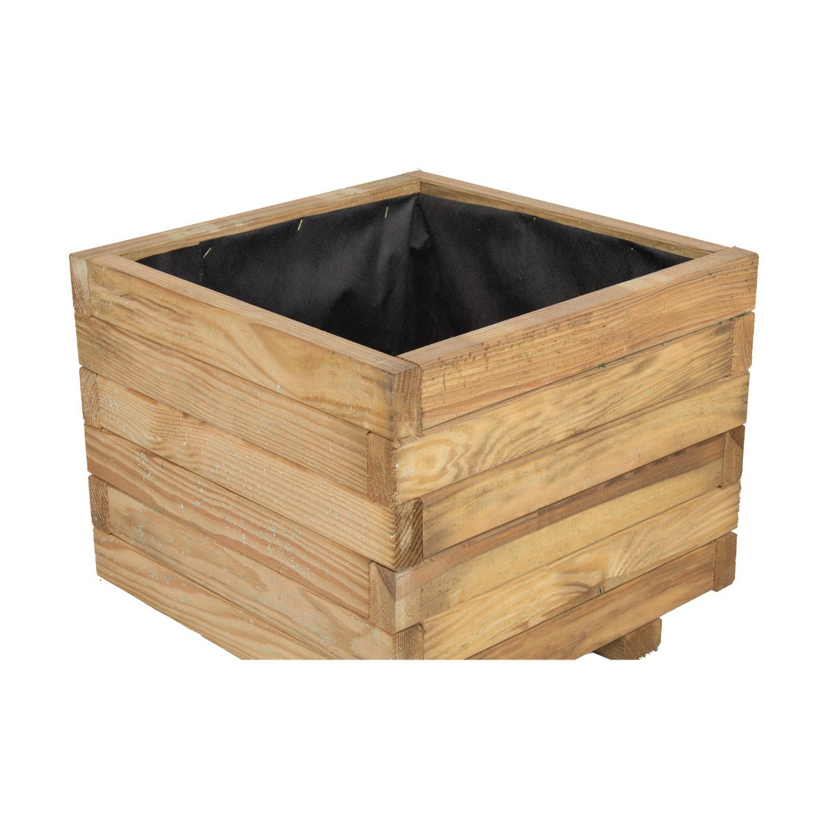 Plantenbak met Worteldoek Grenen 40 x 40 cm