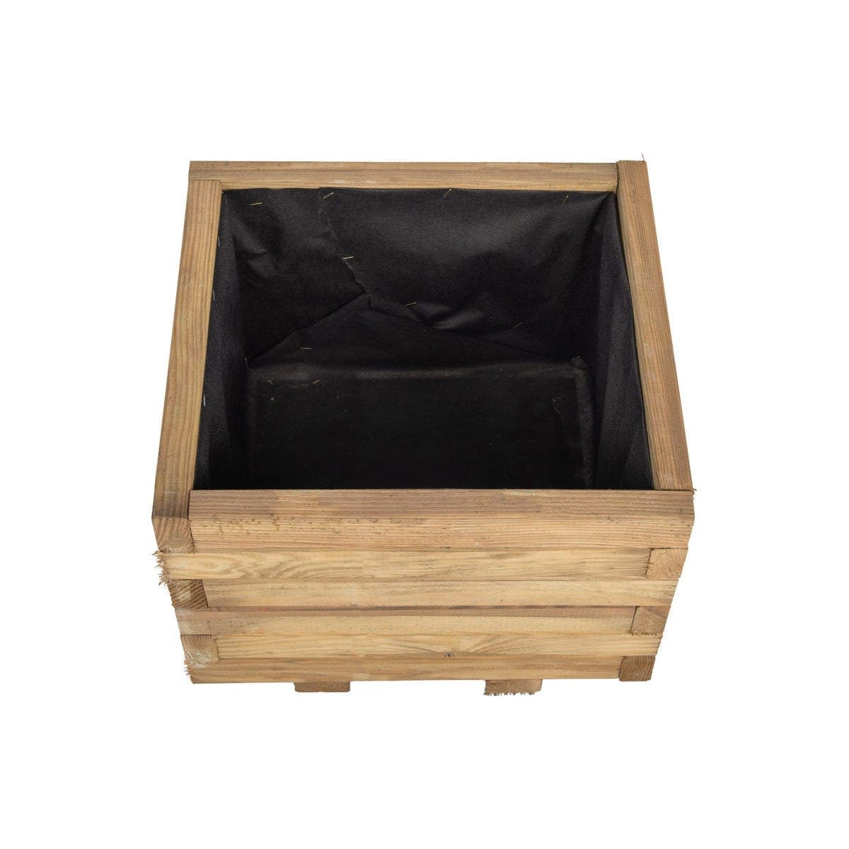 Plantenbak met Worteldoek Grenen 50 x 50 cm