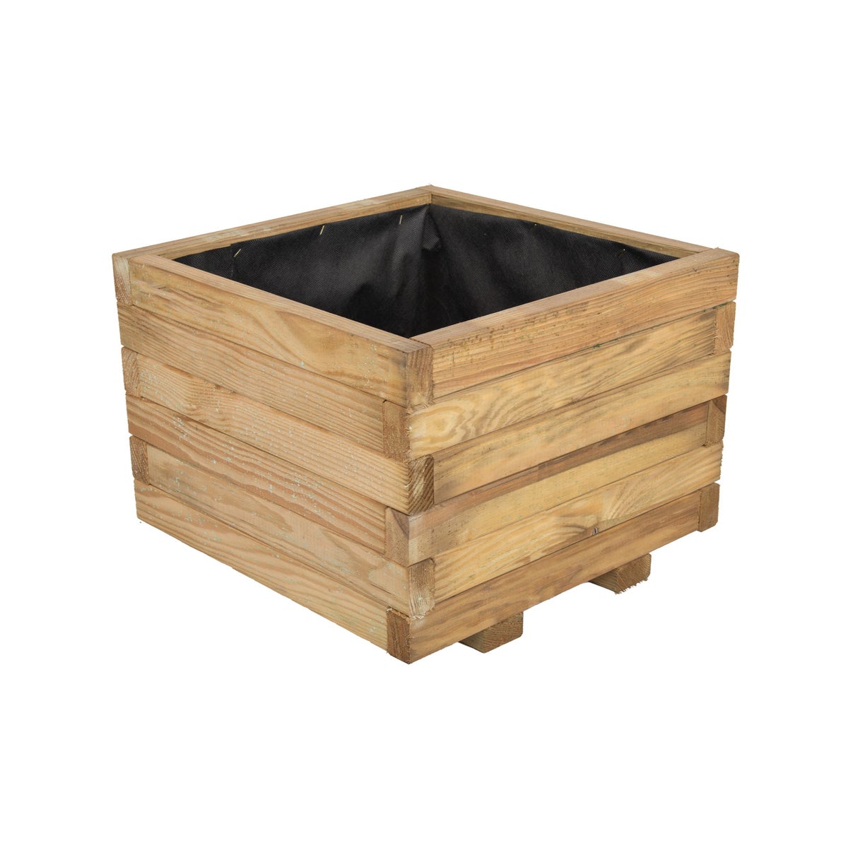 Plantenbak met Worteldoek Grenen 50 x 50 cm