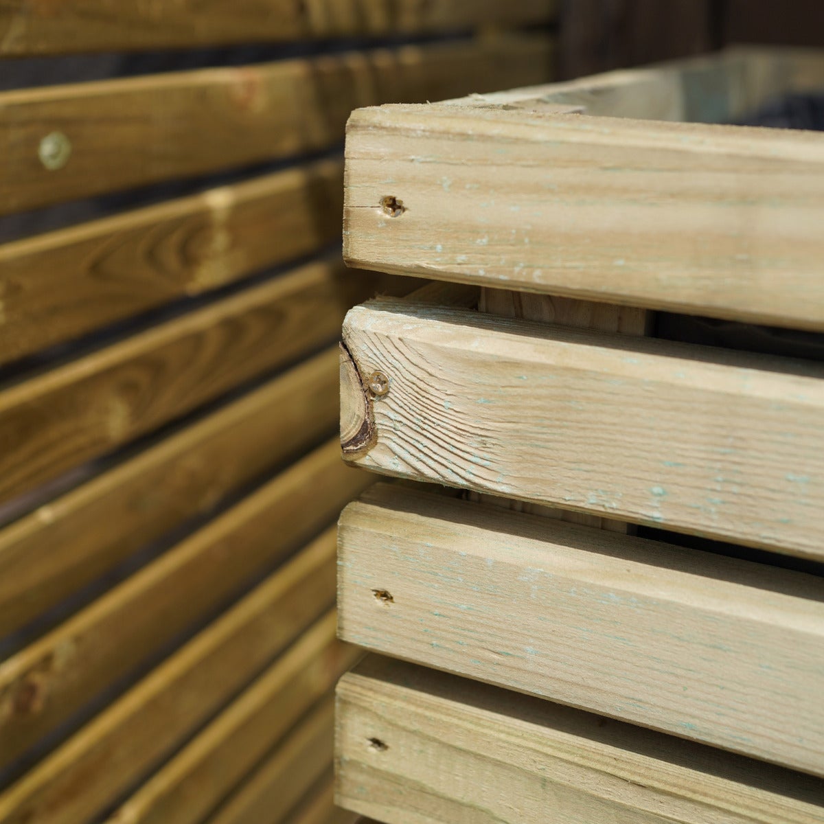 Plantenbak Kaapstad met Worteldoek Geïmpregneerd Grenen 50 x 50 cm