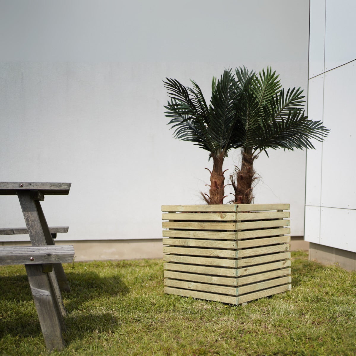 Plantenbak Kaapstad met Worteldoek Geïmpregneerd Grenen 60 x 60 cm