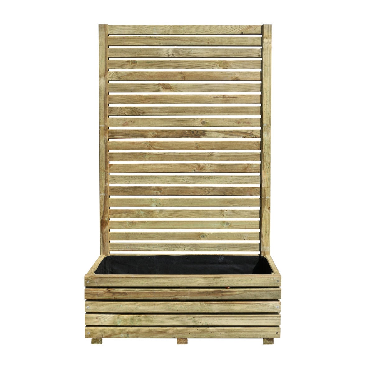 Plantenbak Kaapstad met Klimrek en Worteldoek Geïmpregneerd Grenen 80 x 40 cm