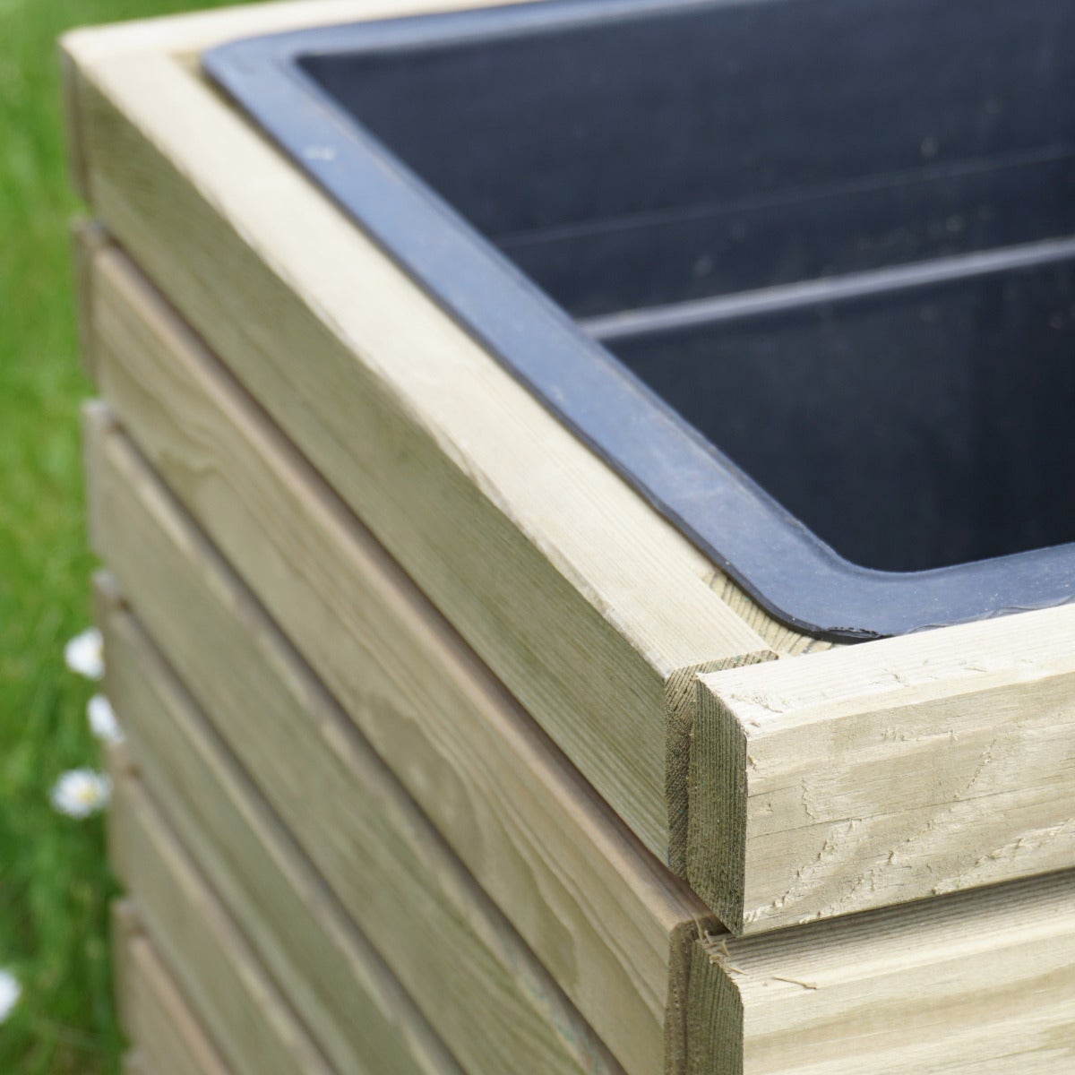 Plantenbak met Binnenbak Grenen 40 x 39 cm