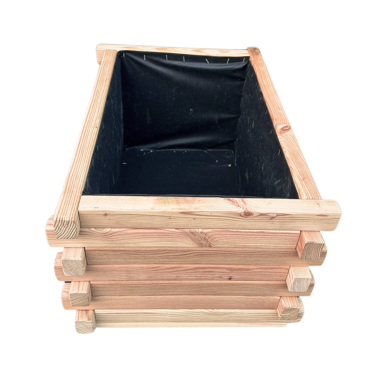 Plantenbak Larikshout Rechthoekig met Worteldoek 60 x 40 cm