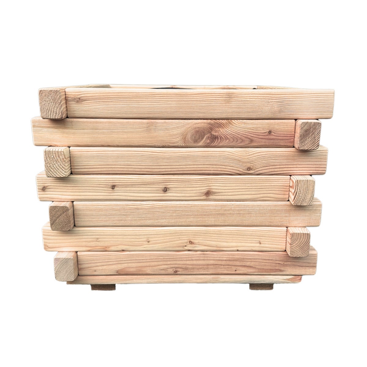 Plantenbak Larikshout Vierkant met Worteldoek 40 x 40 cm