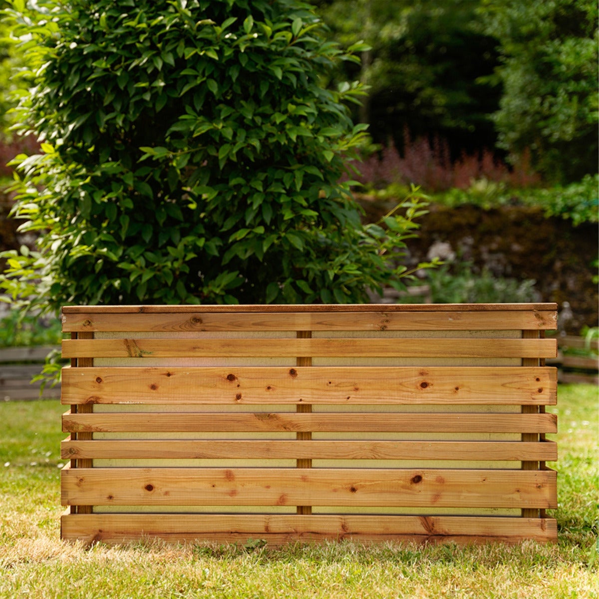 Plantenbak Lyon met Stalen Binnenbak Geïmpregneerd Grenen 100 x 50 cm