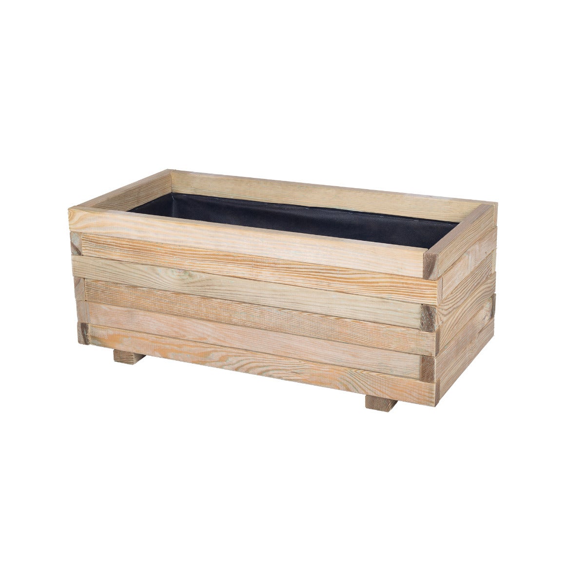 Plantenbak met Worteldoek Grenen 80 x 40 cm