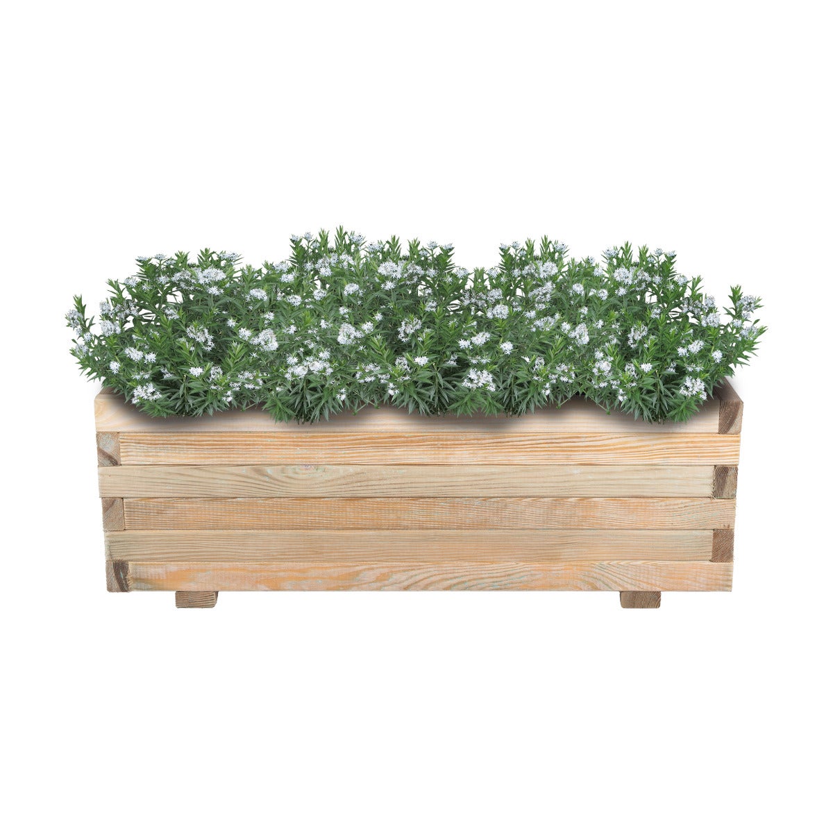 Plantenbak met Worteldoek Grenen 80 x 40 cm