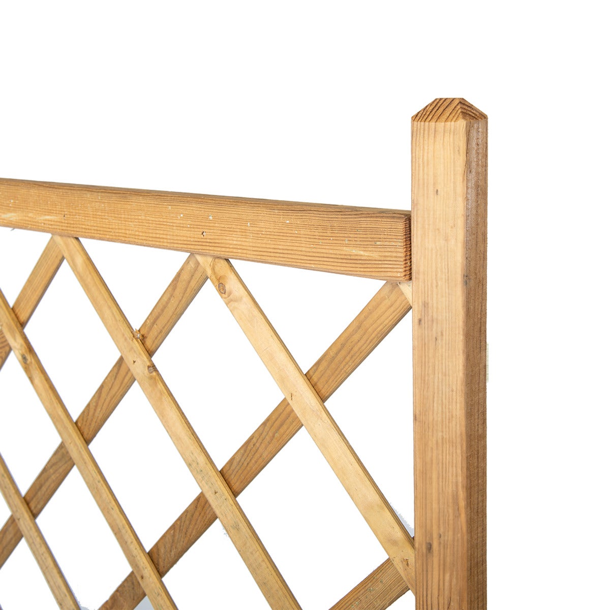 Plantenbak met Klimrek en Worteldoek Grenen 120 x 40 cm