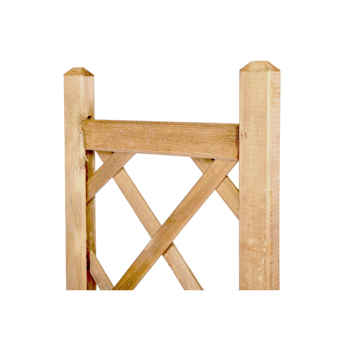 Plantenbak met Klimrek en Worteldoek Grenen 40 x 40 cm